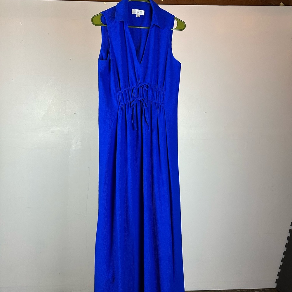 Blue Sleeveless Dress Size 8